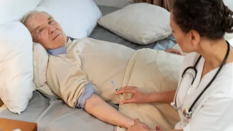 Pflege bettlägeriger Patienten